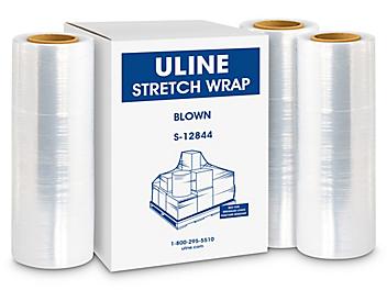 Uline Stretch Wrap - Blown, 120 gauge, 15" x 1,000' S-12844