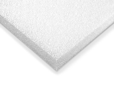 Plank Foam without Adhesive - Non-Perfed, White, 48 x 96 x 1