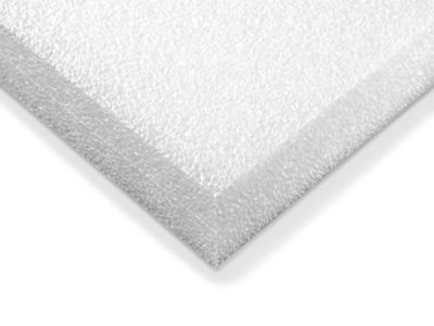 Plank Foam without Adhesive - Non-Perfed, White, 48 x 96 x 2