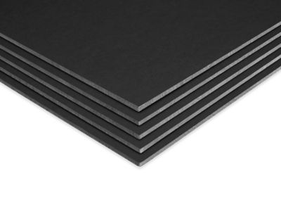 Foam Core Board - 24 x 36, Black, 3/16 Thick - ULINE - Carton of 25 - S-12858