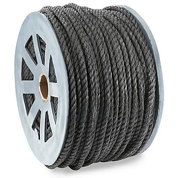 Twisted Polypropylene Rope - 1/4" x 600', Black S-12863BL