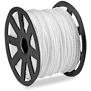 Twisted Polypropylene Rope - 1/4" x 600', White S-12863W