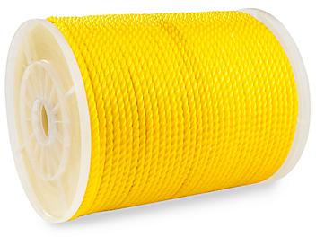 Twisted Polypropylene Rope - 1/4" x 600', Yellow S-12863Y