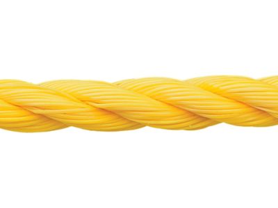 Twisted Polypropylene Rope - 1/4, Yellow