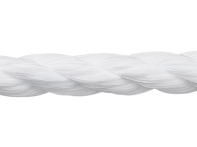 10mm White Polypropylene Rope, Cheap Nylon Rope, Poly Rope Coils - Select  Length