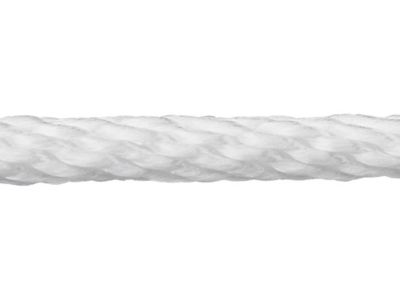 China Solid braid rope nylon rope 1/8 inch white color rope in cheaper  price factory and manufacturers