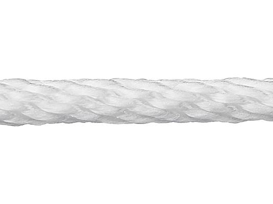 Solid Braided Nylon Rope - 1/8 x 500', White - ULINE - Box of 500 Feet - S-12866