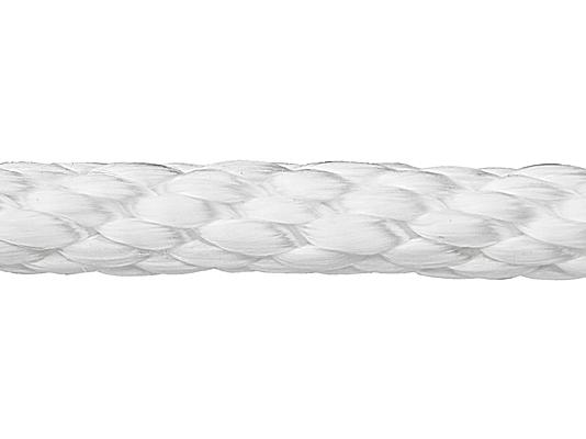 Solid Braided Nylon Rope - 3/8 x 500', White - ULINE - Box of 500 Feet - S-12868