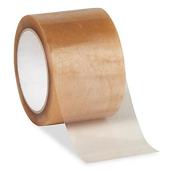Natural Rubber Tape - 3 Mil, 3" x 55 yds, Clear S-12879