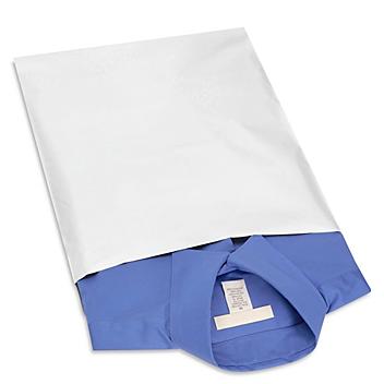 Tear-Proof Polyethylene Mailers with Tear Strip Bulk Pack - 12 x 15 1/2" S-12909
