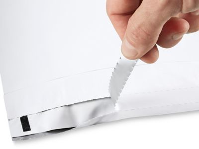 Tear-Proof Polyethylene Mailers with Tear Strip Bulk Pack - 12 x 15 1/2"