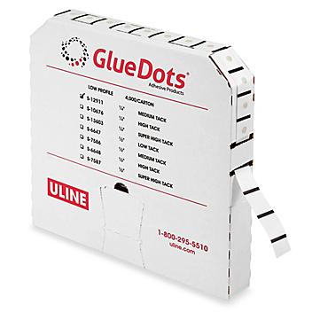 Glue Dots - 1/4", Low Profile, Medium Tack S-12911