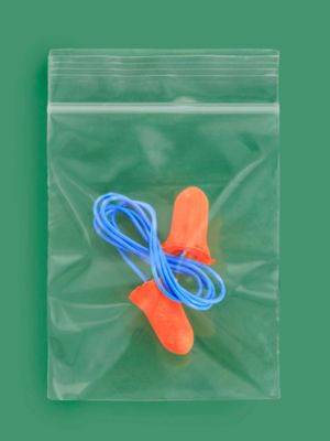 Plastic Zipper Bags, 2 mil, 7 x 8, Clear, 1,000 Bags/Box, 2