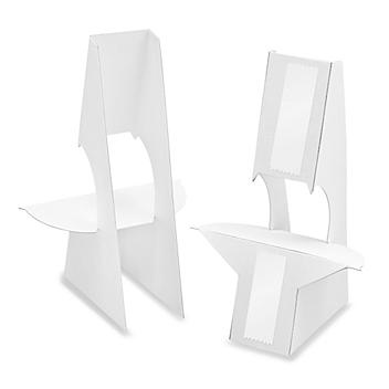 Easel Backs -7", Double Wing, White S-12943W