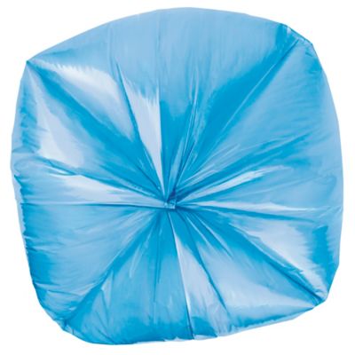 Light Blue, Coreless Trash Bags & Can Liners, 13 Gallon, 24 x 33, 1.1 Mil  LLDP, 450/Carton