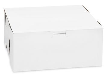 Cake Boxes - 9 x 9 x 4", White S-12969