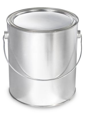 Unlined Metal Can with Handle - 1 Gallon S-12980