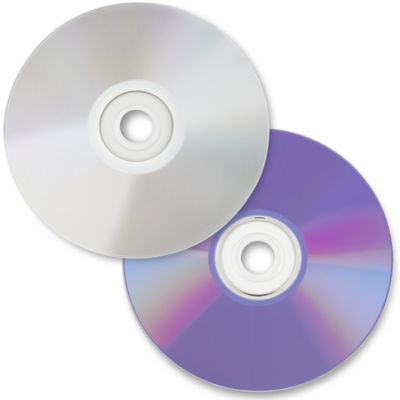 ULINE CD-R Disks - Silver Lacquer - Pack of 100 - S-10392