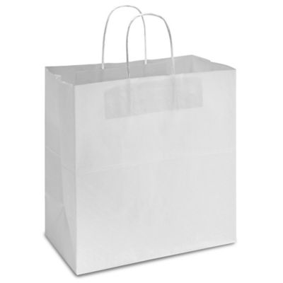 Clear Shopper Bags - 10 x 5 x 13 S-16691 - Uline