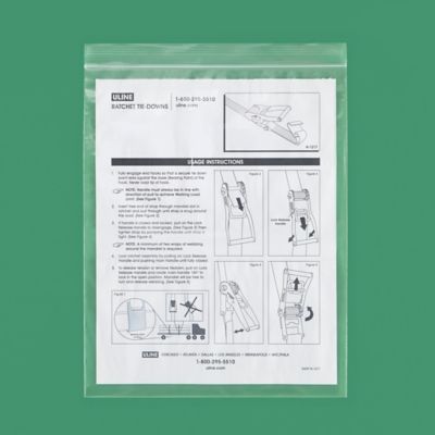 13 x 15 6 Mil Reclosable Bags - 2 Gallon S-3283 - Uline