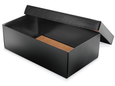 Boîtes à chaussures une pièce en carton ondulé – 12 x 7 x 4 po, kraft  S-17334 - Uline