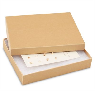 Gold Jewelry Box with Cotton (Sets, 6