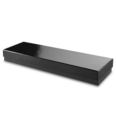 Jewelry Boxes - 8 x 2 x 7/8", Black Gloss S-13070