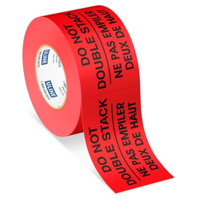 MD Labels – Étiquettes « Ne Pas Empiler » – Rouleau De 500, 100x100 Mm, Rouge Fluo – Pour Colis Et Emballages