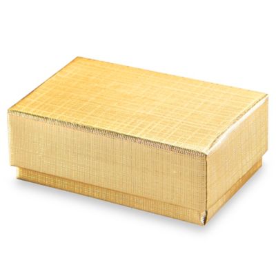 Jewelry Boxes - 1 3/4 x 1 1/8 x 5/8", Gold S-13077GOLD