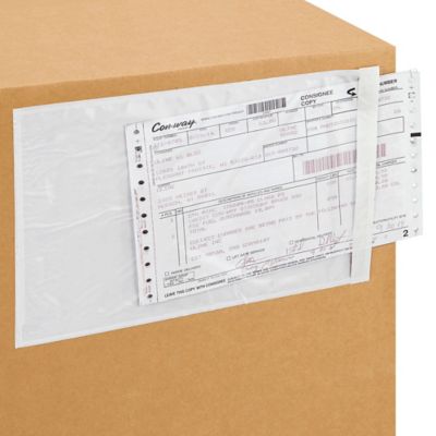 Super Stick Packing List Envelopes Clear 7 X 10 S Uline