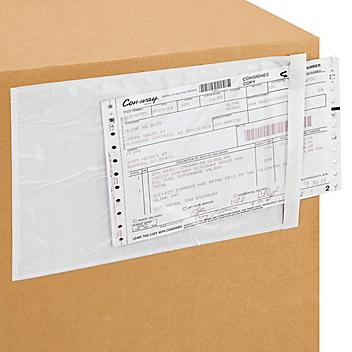 Super Stick&reg; Packing List Envelopes - Clear, 7 x 10" S-13107