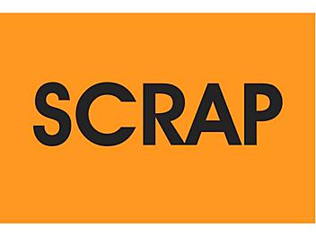 Inventory Control Labels - "Scrap", 2 x 3" S-13112