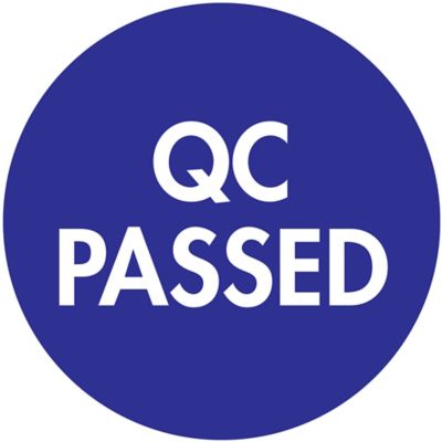 Circle Inventory Control Labels - "QC Passed", 1"