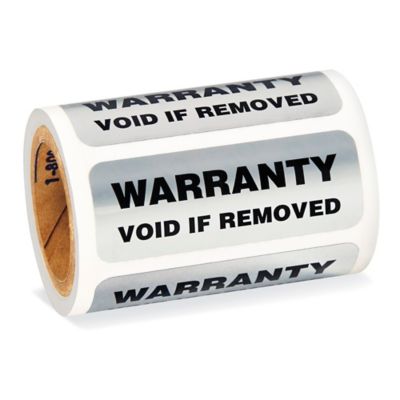 500 Warranty Protection Void Label Sticker Barcode serial number ,Security  Label