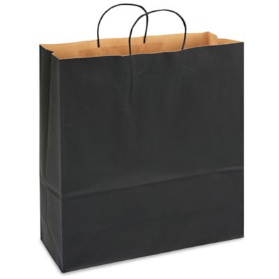  Kraft Tinted Color Shopping Bags - 18 x 7 x 18 3/4", Jumbo
