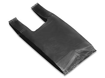T-Shirt Bags - 7 x 5 x 16", Black S-13149BL