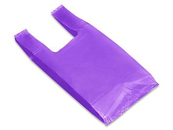T-Shirt Bags - 7 x 5 x 16", Purple S-13149PUR