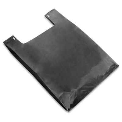 T-Shirt Bags - 18 x 10 x 30", Black S-13150BL