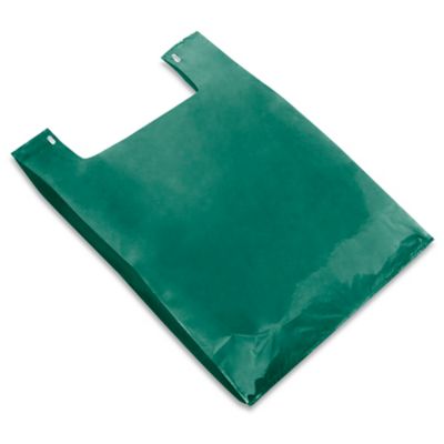 T-Shirt Bags - 18 x 10 x 30", Green S-13150G