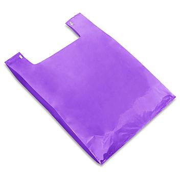 T-Shirt Bags - 18 x 10 x 30", Purple S-13150PUR