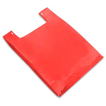 T-Shirt Bags - 18 x 10 x 30", Red S-13150R