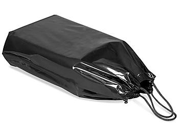 Draw Cord Bags - 11 x 16 x 4", Black S-13158BL