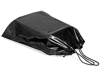 Draw Cord Bags - 16 x 18 x 4", Black S-13159BL