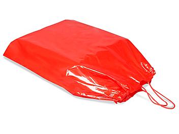 Draw Cord Bags - 20 x 24 x 4", Red S-13160R
