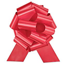 Pull Bows - 8, Red - ULINE - Carton of 50 - S-13162R