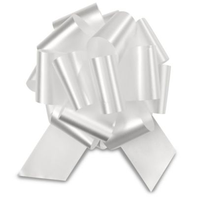 Pull Bows - 8", White S-13162W