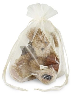 Organza Fabric Bags - 10 x 12", Ivory S-13169I