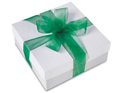 Organza Ribbon - 1 1/2" x 100 yds, Hunter Green S-13171HG