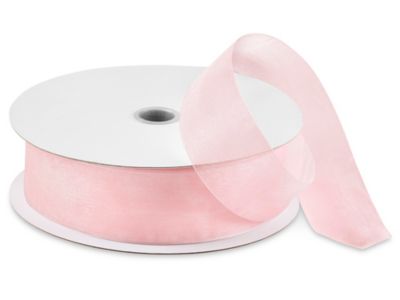 Organza Ribbon - 1 1/2 x 100 yds, Hot Pink S-13171HPINK - Uline