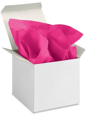Tissue Paper Sheets - 15 x 20", Bright Pink S-13177BTPNK